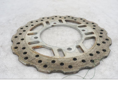 Höger sida på Bromsskiva från en Kawasaki ZZ-R 1400 -2010 motorcykel.