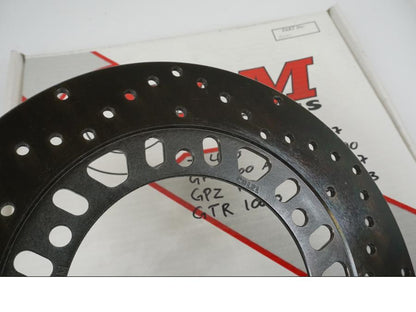 Vänster sida på Bromsskiva från en Kawasaki GTR 1000 -1993 motorcykel.