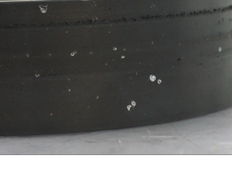 Snett uppifrån på Remsspännhjul från en Buell 1125 R -2008 motorcykel.