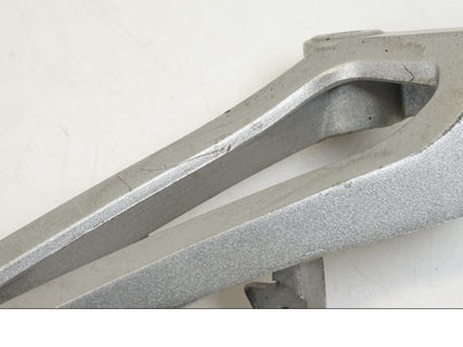 Snett uppifrån på Fotpinnefäste från en Yamaha YZF 1000 R1 -2009 motorcykel.