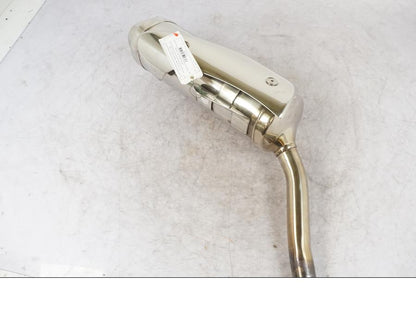 Höger sida på Ljuddämpare från en Triumph Street Triple R -2009 motorcykel.