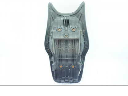 Snett uppifrån på Sadel från en Honda CBR 600 -1987 motorcykel.