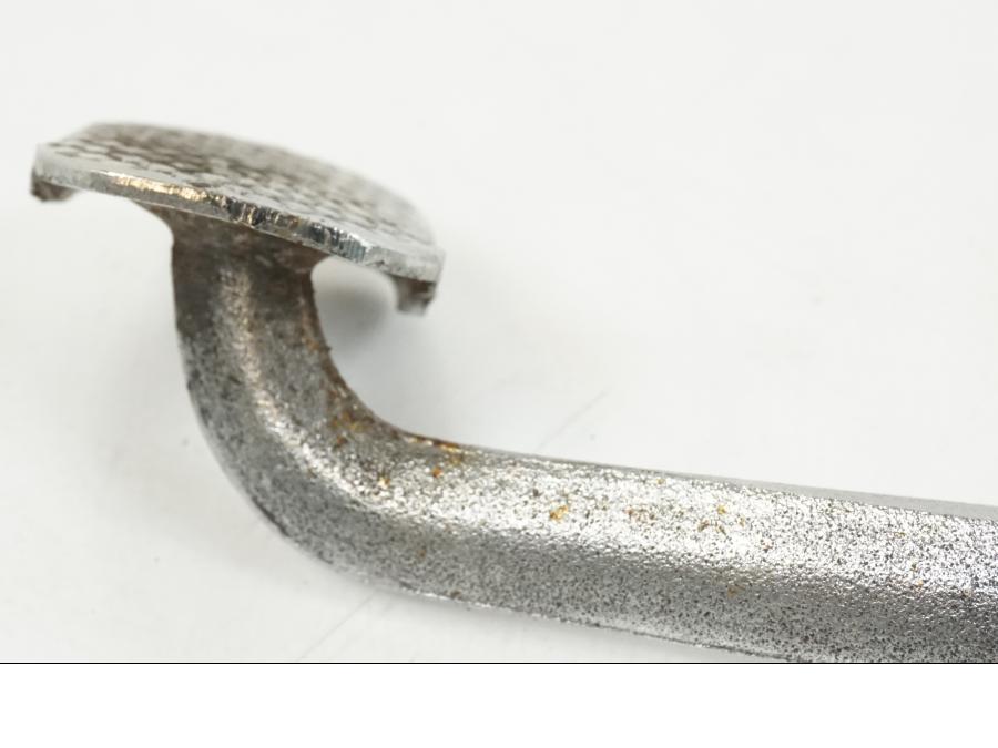 Snett uppifrån på Bromspedal från en Suzuki GS 1000 -1978 motorcykel.