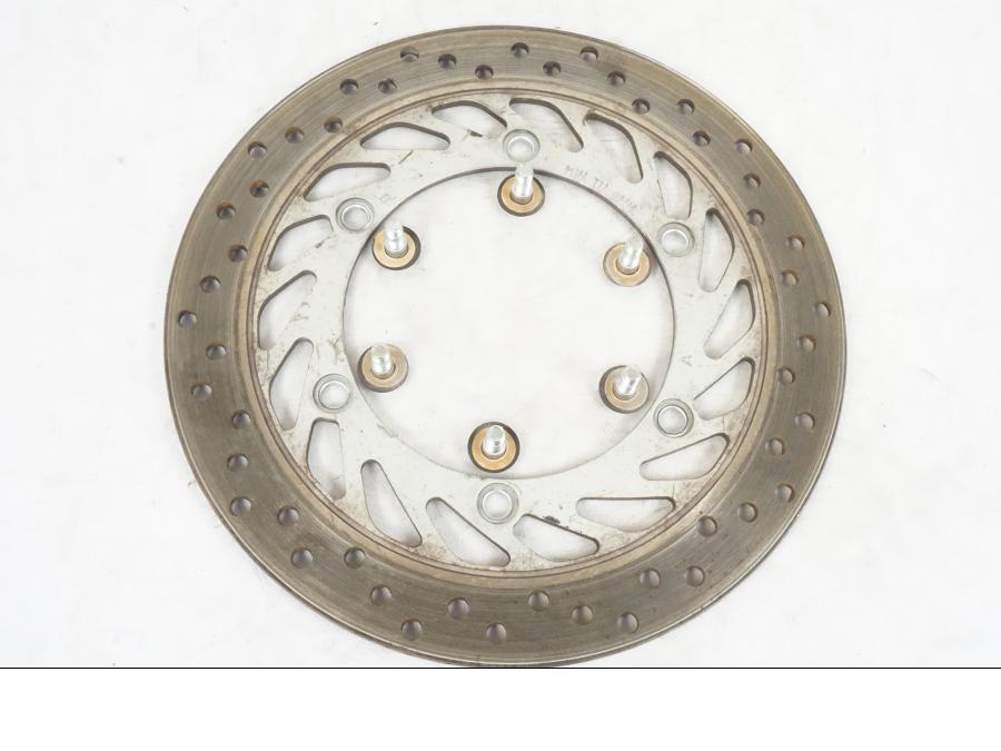 Framsidan på Bromsskiva från en Honda CBR 1000 F -1999 motorcykel.