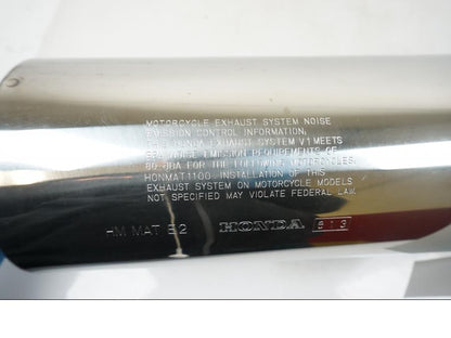 Extrabild2 på Ljuddämpare från en Honda CBR 1100 XX -2000 motorcykel.