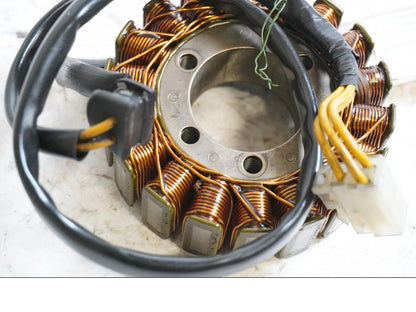 Baksidan på Generator från en Ducati Monster 620 -2004 motorcykel.