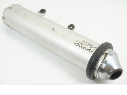 Framsidan på Ljuddämpare från en KTM 660 SMC -2006 motorcykel.