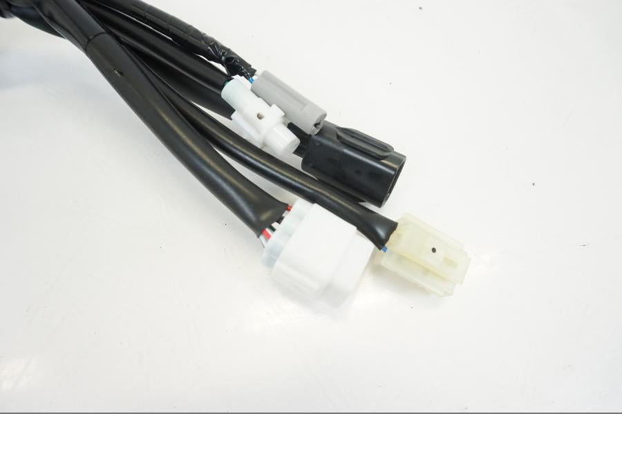 Baksidan på Värmehandtag från en Yamaha MT-09 Tracer -2021 motorcykel.