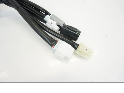 Baksidan på Värmehandtag från en Yamaha MT-09 Tracer -2021 motorcykel.