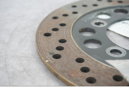 Vänster sida på Bromsskiva från en Kawasaki ZX-7R -1998 motorcykel.