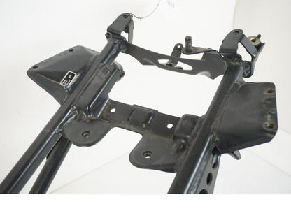 Snett uppifrån på Bakram från en BMW F 650 CS -2002 motorcykel.