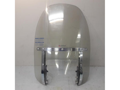 Framsidan på Vindruta från en H-D Harley diverse -2010 motorcykel.