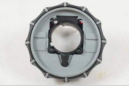 Snett nerifrån på Stryelreglage från en BMW R 1250 GS -2021 motorcykel.