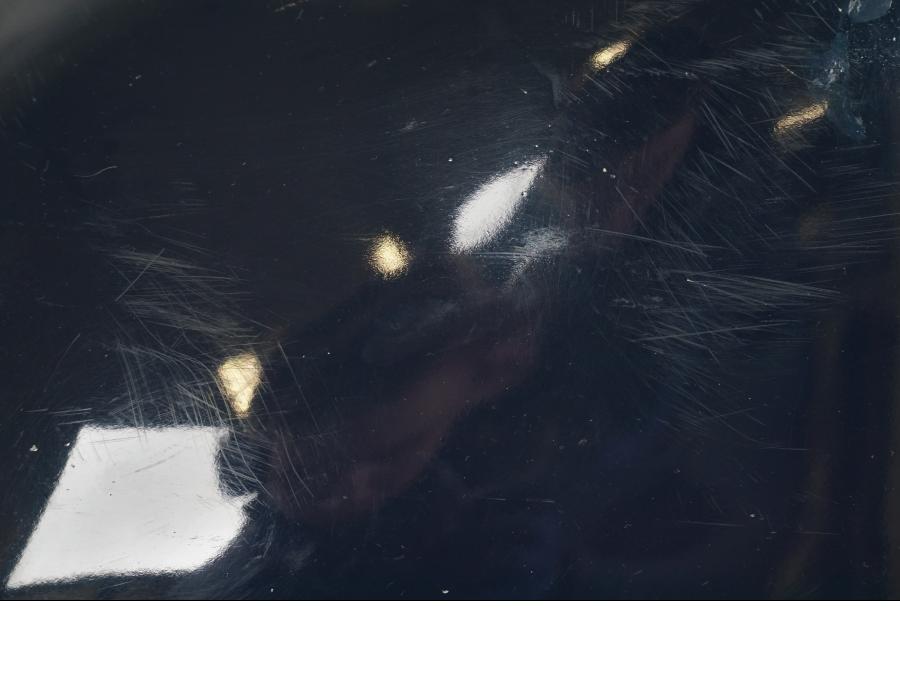 Snett nerifrån på Magkåpa från en Suzuki GSX-R 1100 -1986 motorcykel.