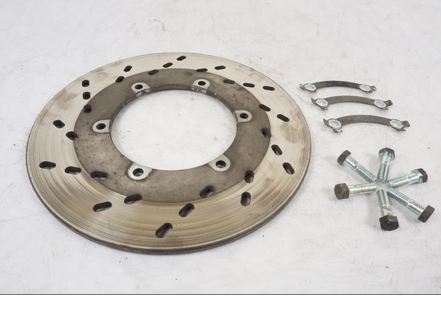 Framsidan på Bromsskiva från en Suzuki GSX 550 EF -1985 motorcykel.