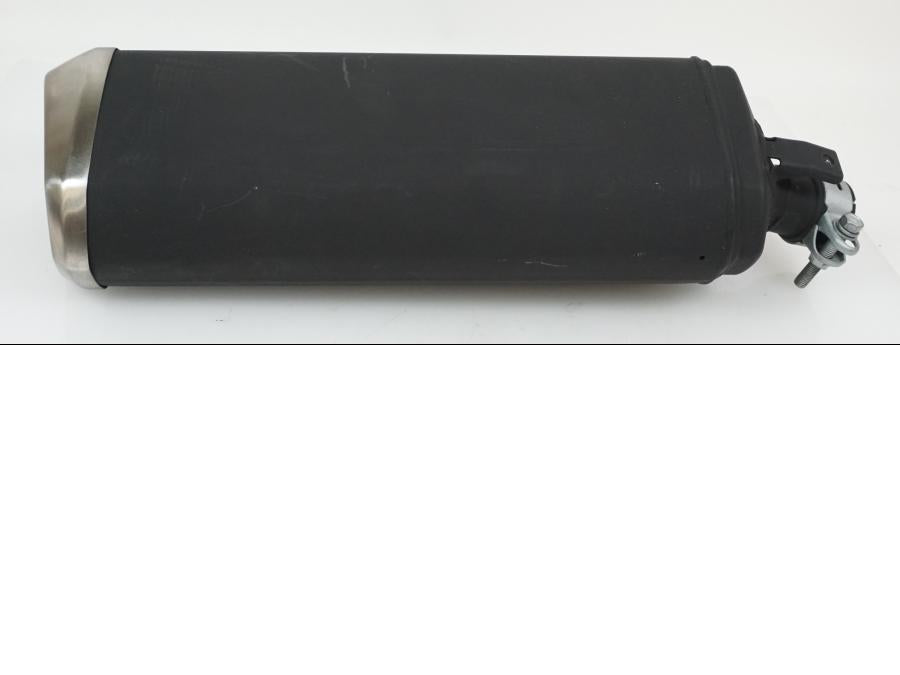 Baksidan på Ljuddämpare från en Kawasaki Z 300 -2016 motorcykel.