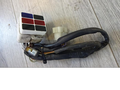 Framsidan på Varningslampor från en BMW F 650 -1999 motorcykel.