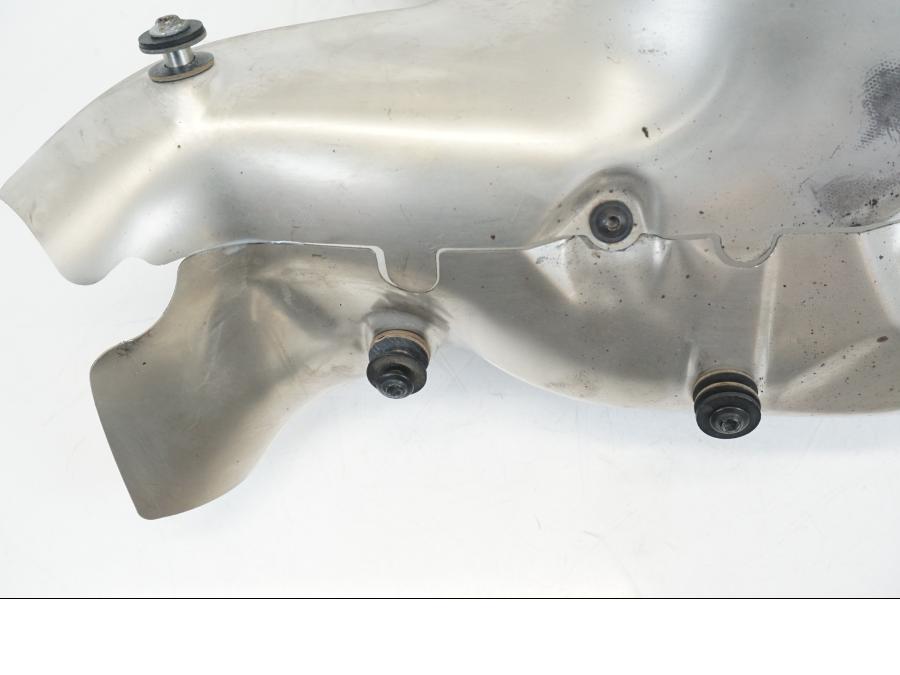 Baksidan på Värmeskydd från en Ducati Streetfighter V4 -2020 motorcykel.