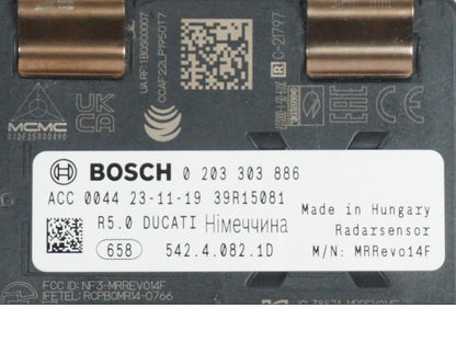 Vänster sida på Radar från en Ducati Multistrada V4 -2024 motorcykel.