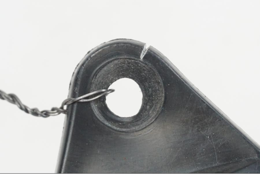 Snett uppifrån på Sidopanel från en Yamaha XJ 900 -1997 motorcykel.