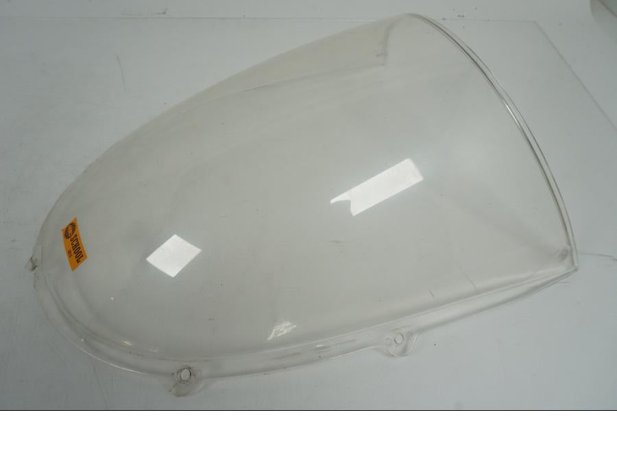 Snett uppifrån på Vindruta från en Aprilia RS 250 -1998 motorcykel.