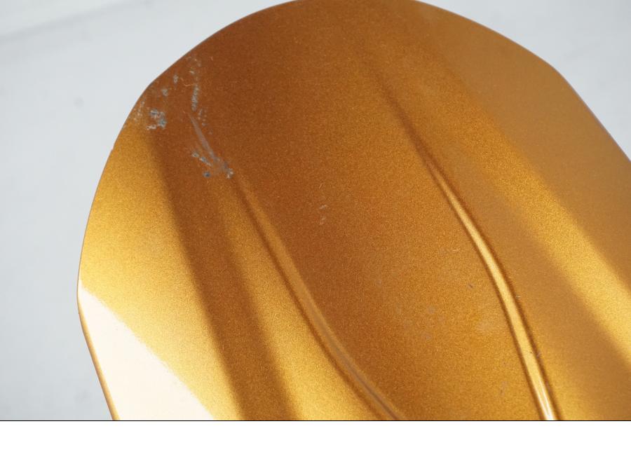 Snett uppifrån på Kuts från en Suzuki GSX-R 750 -2009 motorcykel.