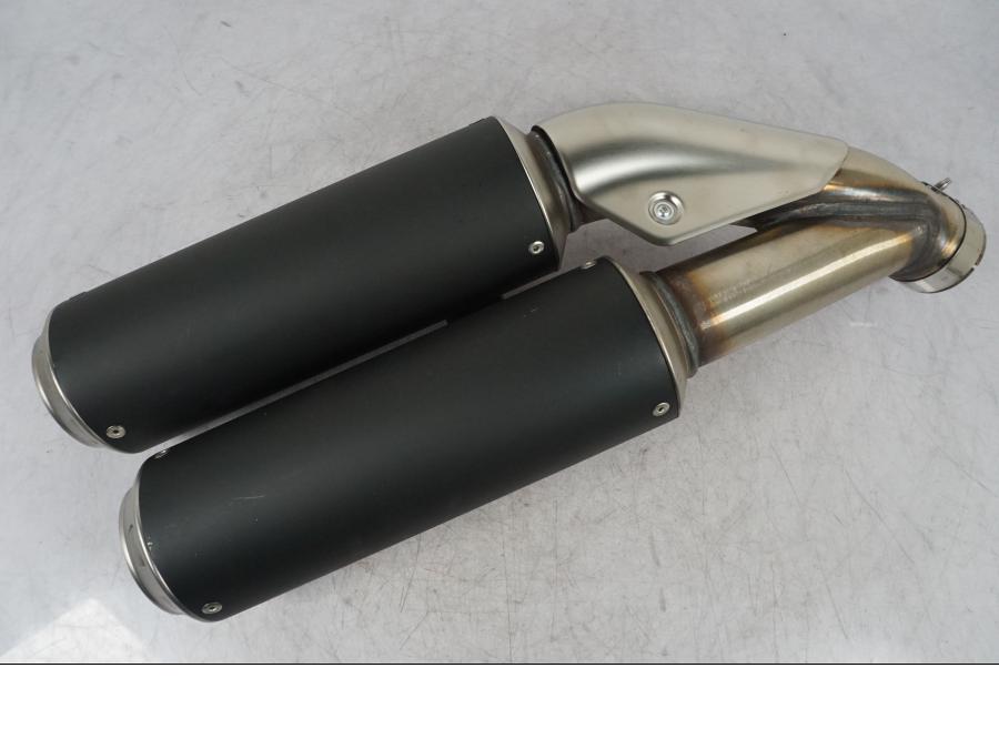 Framsidan på Ljuddämpare från en Ducati Panigale 959 -2016 motorcykel.