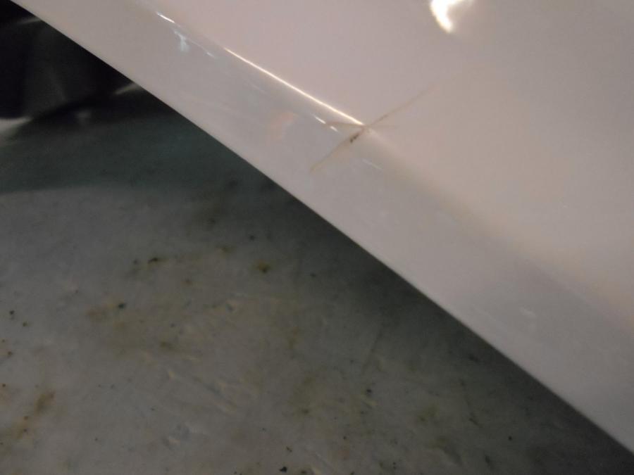 Snett uppifrån på Bensintankskåpa från en BMW R 1200 GSA -2018 motorcykel.