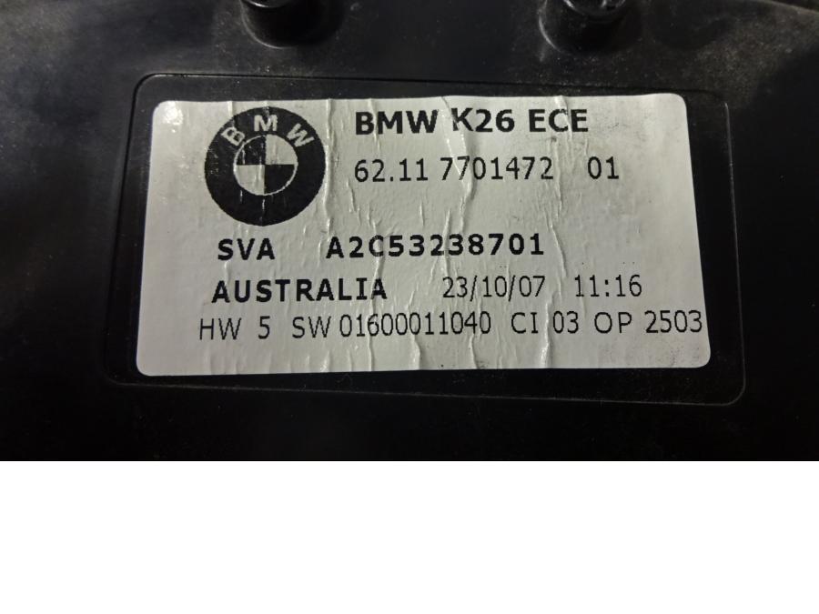 Höger sida på Instrumentpanel från en BMW R 1200 RT -2008 motorcykel.