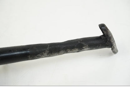 Snett uppifrån på Sidostöd från en Suzuki GSX-R 750 -2001 motorcykel.