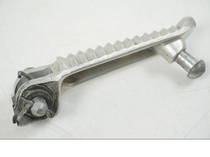 Snett uppifrån på Fotpinne från en Yamaha YZF 1000 R1 -2007 motorcykel.