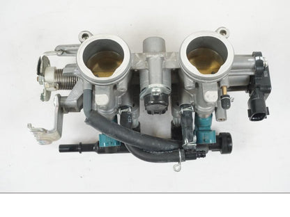 Baksidan på Spjällhus från en Yamaha MT-07 -2019 motorcykel.