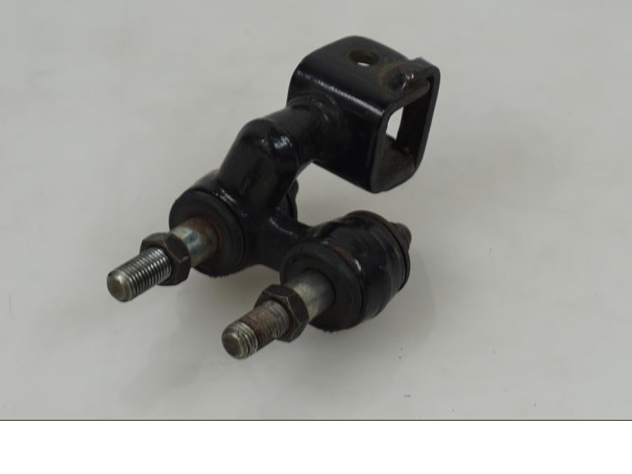 Framsidan på Fotpinnefäste från en Kawasaki Z 750 80-tal -1984 motorcykel.