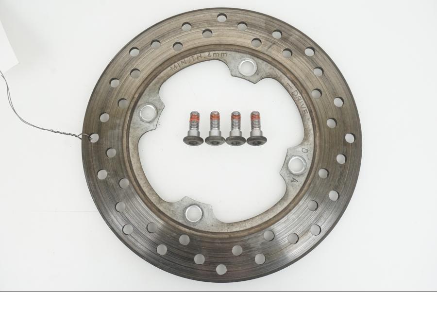 Framsidan på Bromsskiva från en Honda CBR 1000 RR -2004 motorcykel.