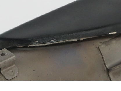 Snett uppifrån på Ljuddämpare från en Yamaha YZF 1000 R1 -2007 motorcykel.