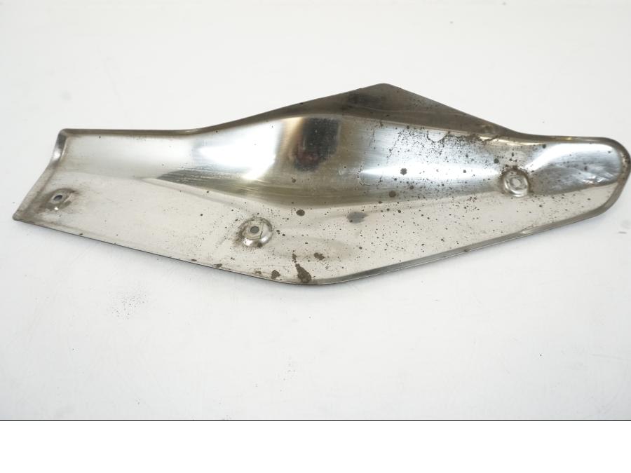 Snett uppifrån på Värmeskydd från en KTM 1290 Super Duke -2016 motorcykel.