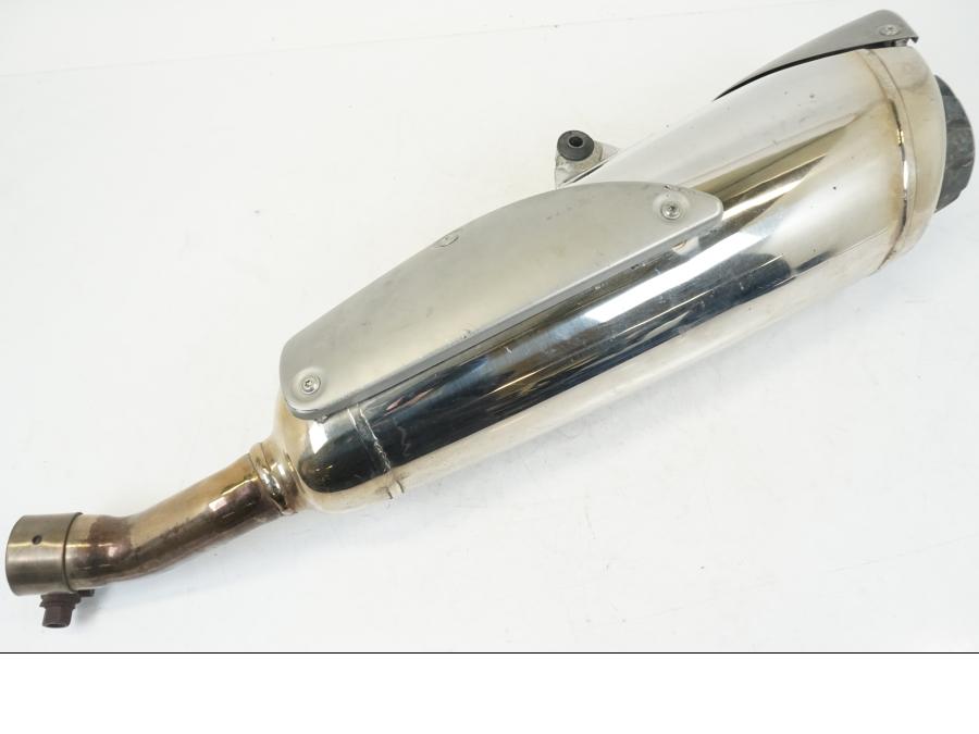 Framsidan på Ljuddämpare från en BMW F 650 CS -2003 motorcykel.