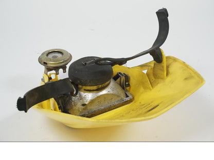 Snett nerifrån på Strålkastare från en Husaberg FS 650 E -2003 motorcykel.