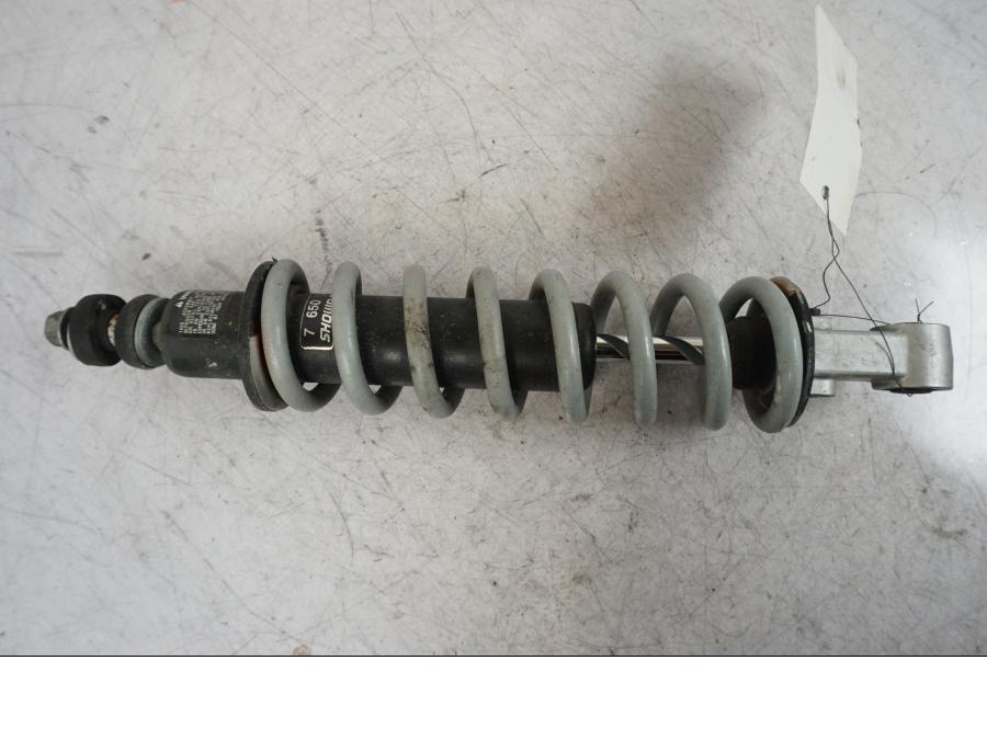 Baksidan på Stötdämpare från en BMW R 850 R -2004 motorcykel.