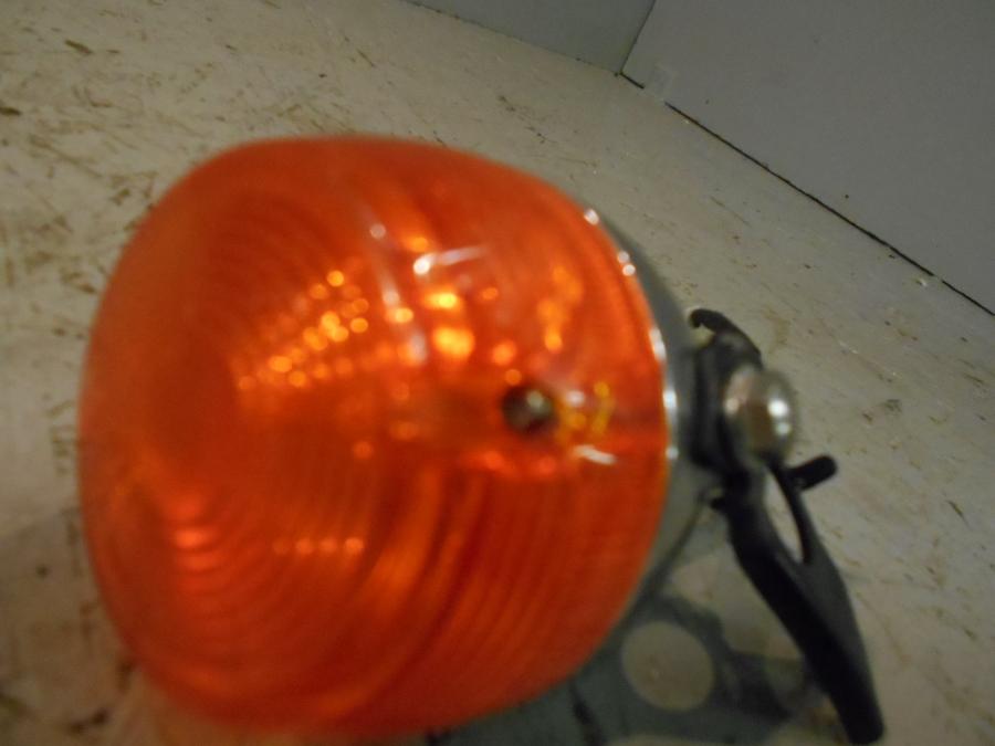 Vänster sida på Blinkers från en Triumph Speedmaster -2010 motorcykel.
