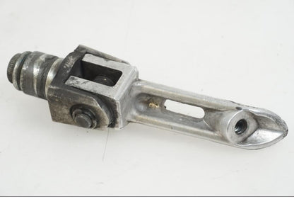 Snett uppifrån på Fotpinne från en Suzuki GSX-R 1000 -2007 motorcykel.