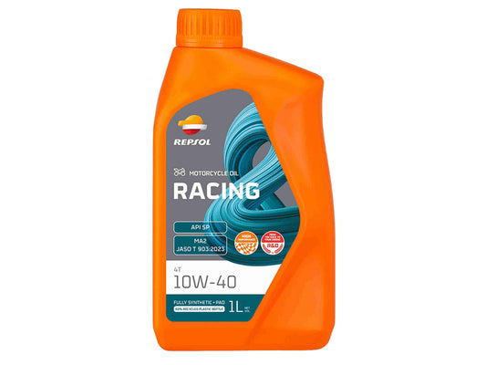 Repsol Racing 4T 10W-40. Helsyntet. 1 L / 4 L