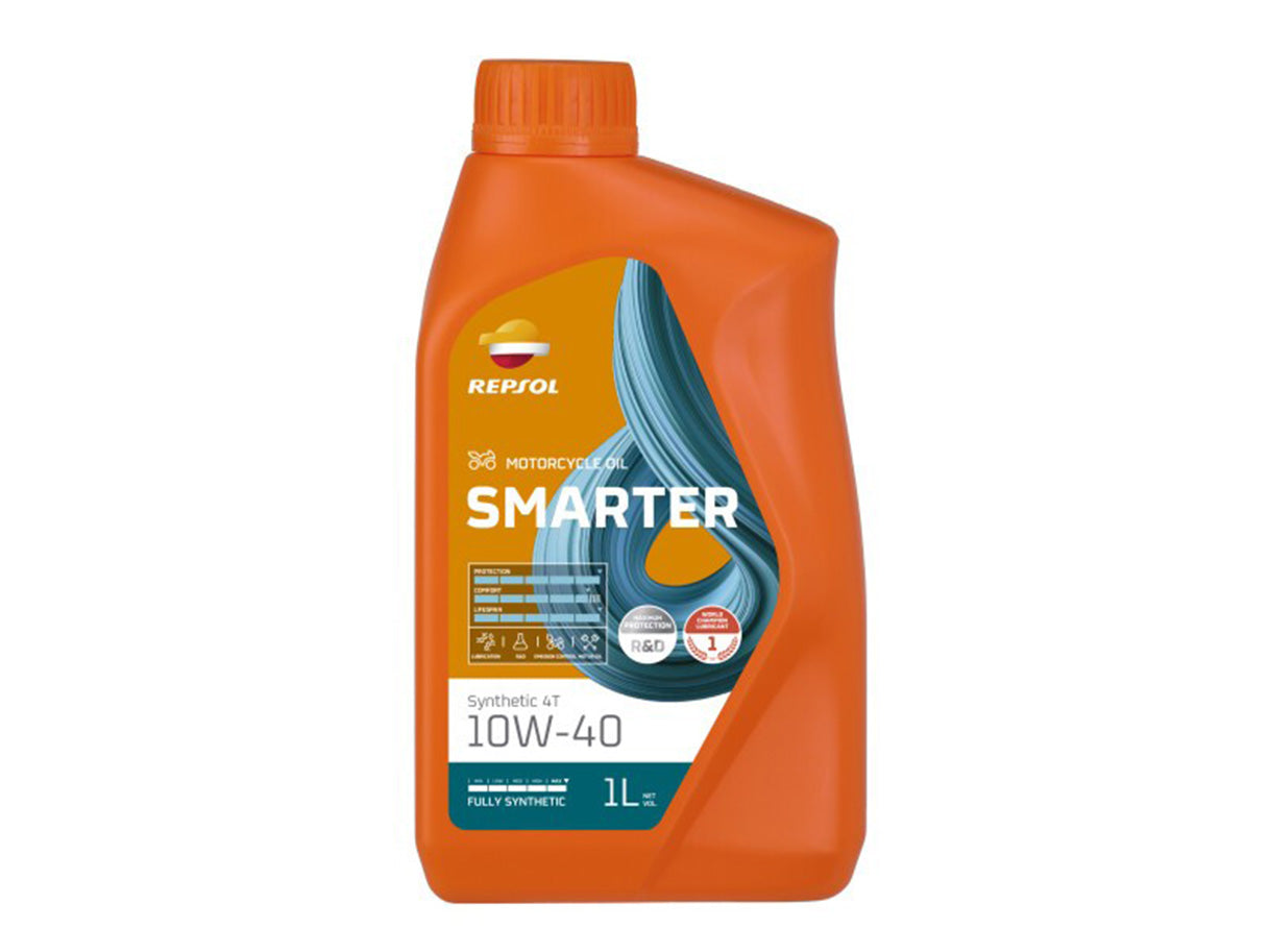 Repsol Smarter Sport 4T 10W-40. Delsyntet. 1 L / 4 L