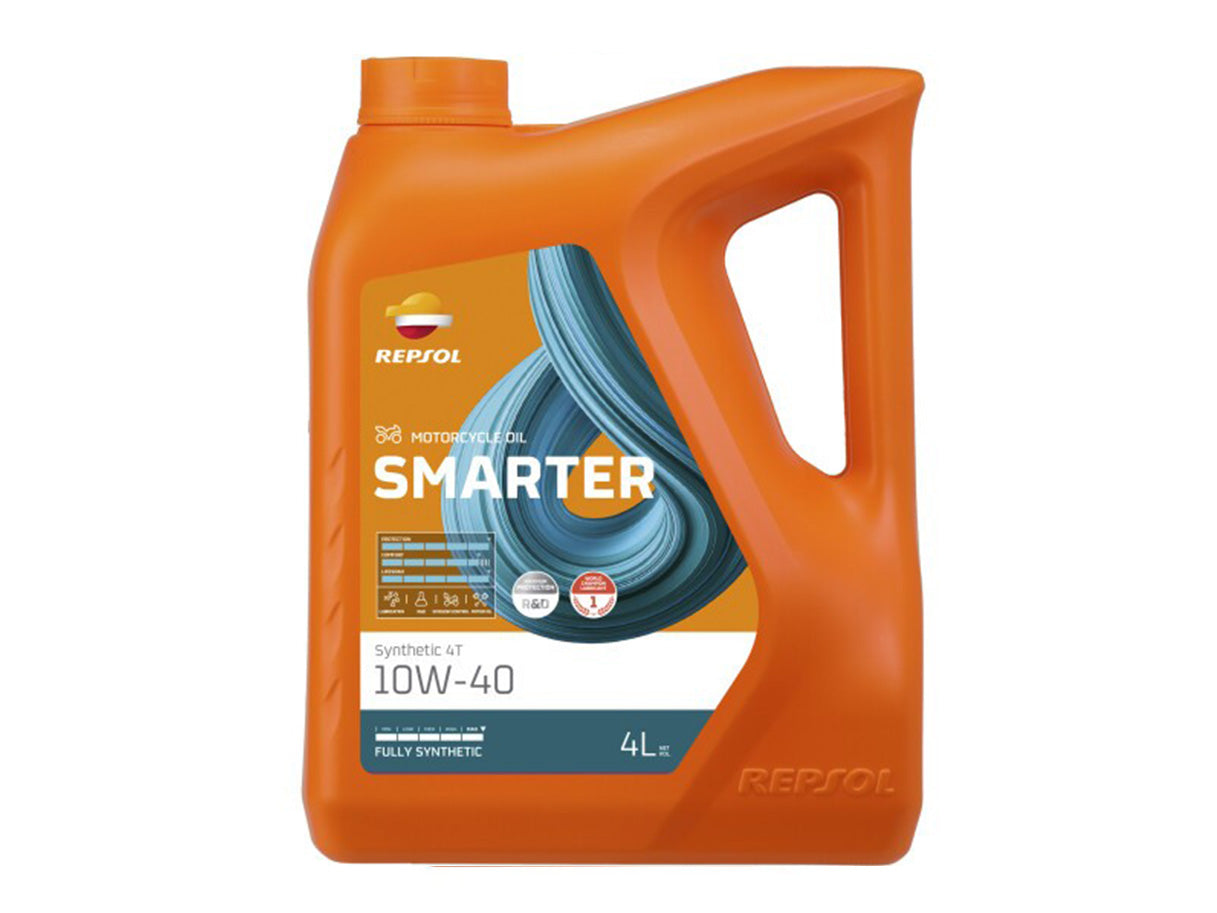Repsol Smarter Sport 4T 10W-40. Delsyntet. 1 L / 4 L